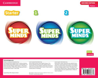 Super Minds Levels 1–2/Starter. Poster Pack (2nd Edition). Cambridge British English