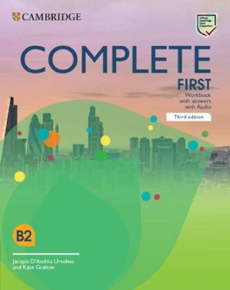 Complete First. Workbook with Answers with Audio (3rd Edition). Cambridge International English