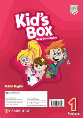 Kid's Box New Generation Level 1. Posters. Cambridge British English