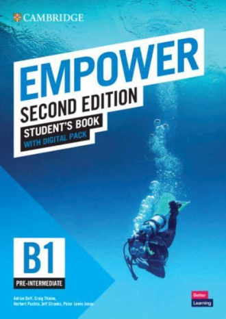 Empower Pre-intermediate/B1. Student's Book with Digital Pack (2nd edition). Cambridge British English